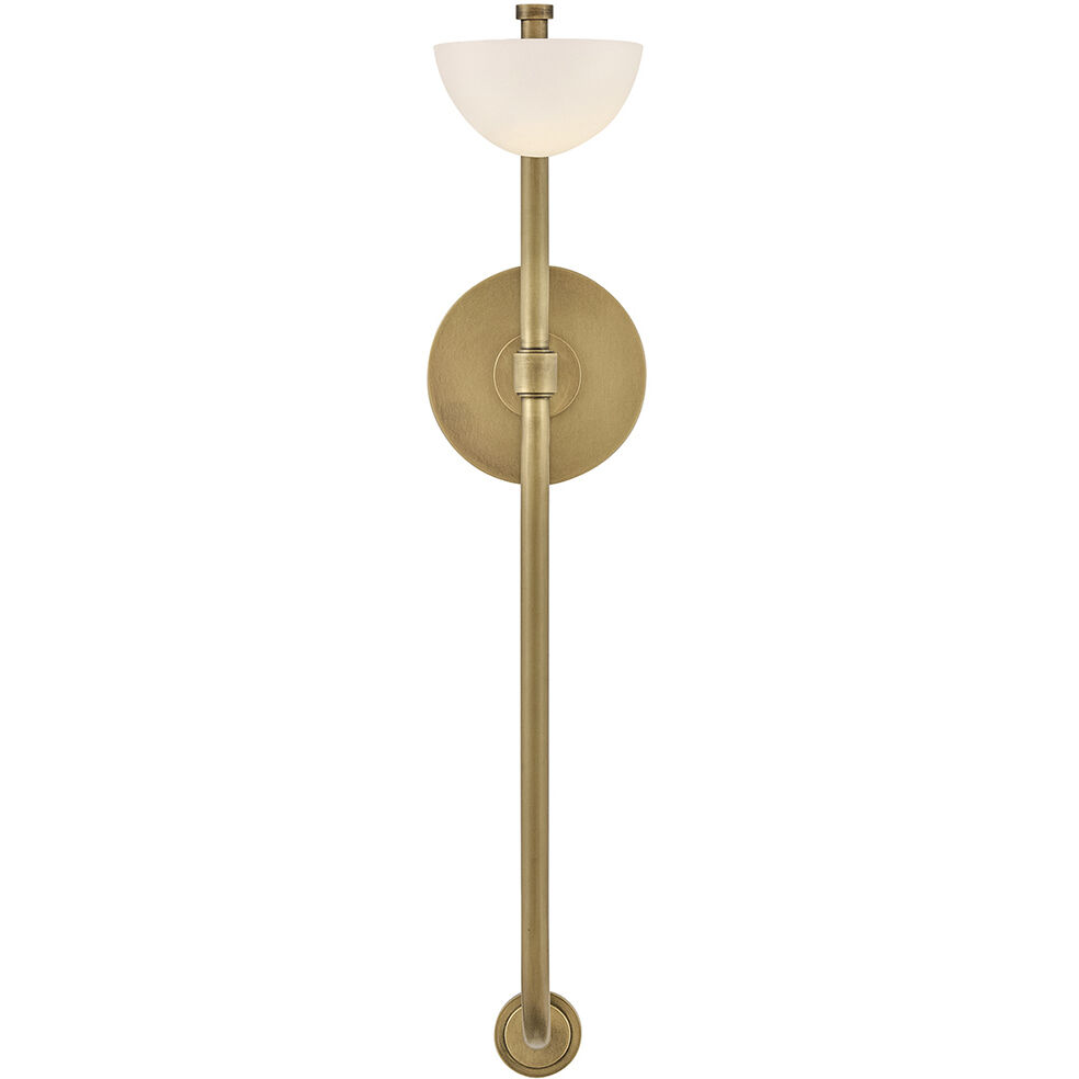 Merit 1 Light 5 inch Heritage Brass Sconce Wall Light