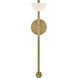 Merit 1 Light 5 inch Heritage Brass Sconce Wall Light