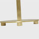 J. Randall Powers Hackney 23 inch 40 watt Hand-Rubbed Antique Brass Table Lamp Portable Light in Linen