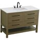 Karson 48 X 34 inch Chestnut Brown Bathroom Vanity Cabinet