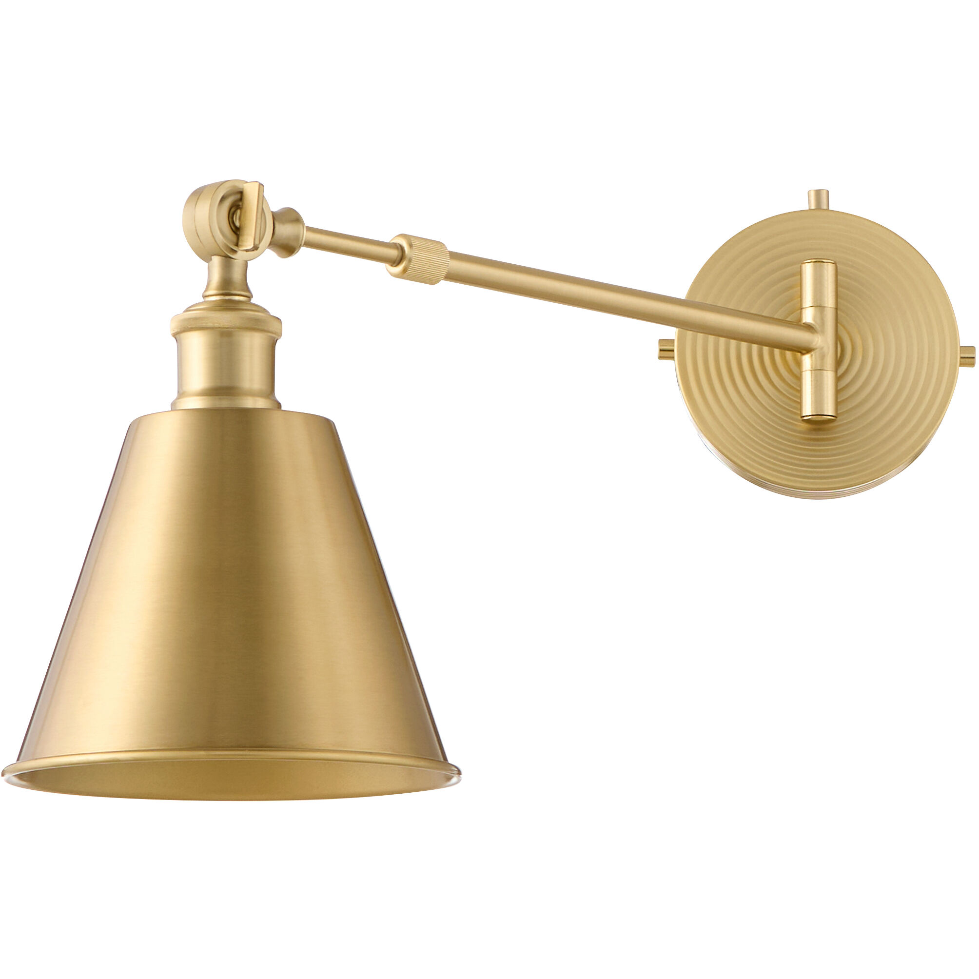 Bailey Wall Mount Wall Light in Aged Brass