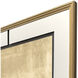 Cranes on Gold White and Black and Metallic Framed Art, The Studio