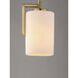 Dart 1 Light 4.5 inch Satin Brass Mini Pendant Ceiling Light