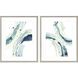 Abstract Collection Turquoise Framed Art