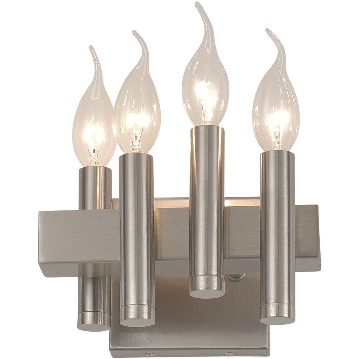 Collette 4 Light 8 inch Satin Nickel Bath Vanity Light Wall Light in Right, Right