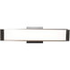 Fjord LED 15 inch Brushed Steel Vanity Light Wall Light