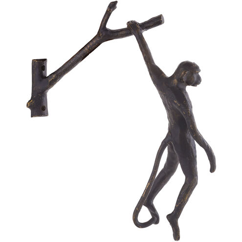 Monkey Bronze Ornamental Accessory, Wall Hook