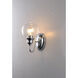 Ballord 1 Light 6 inch Polished Chrome Wall Sconce Wall Light