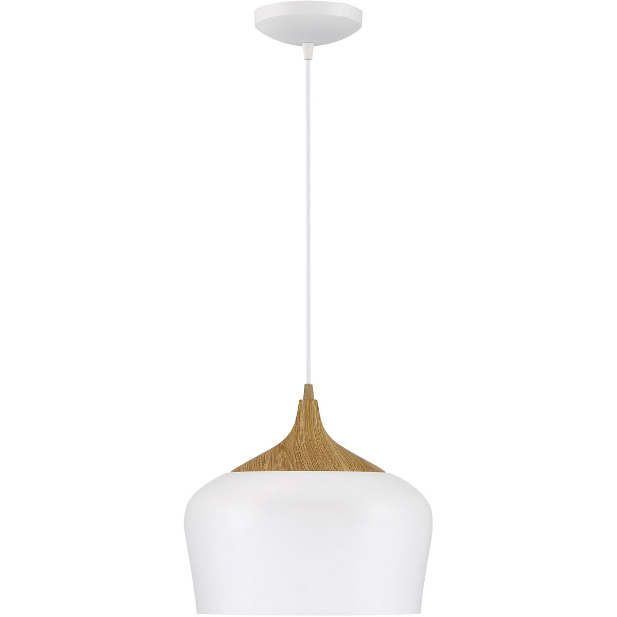 Blend LED 12 inch White Pendant Ceiling Light