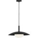 Mont 1 Light 20 inch Midnight Black Pendant Ceiling Light in Incandescent