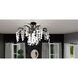 Maple 6 Light 29 inch Earth Black Semi-Flush Mount Ceiling Light, Extra Large