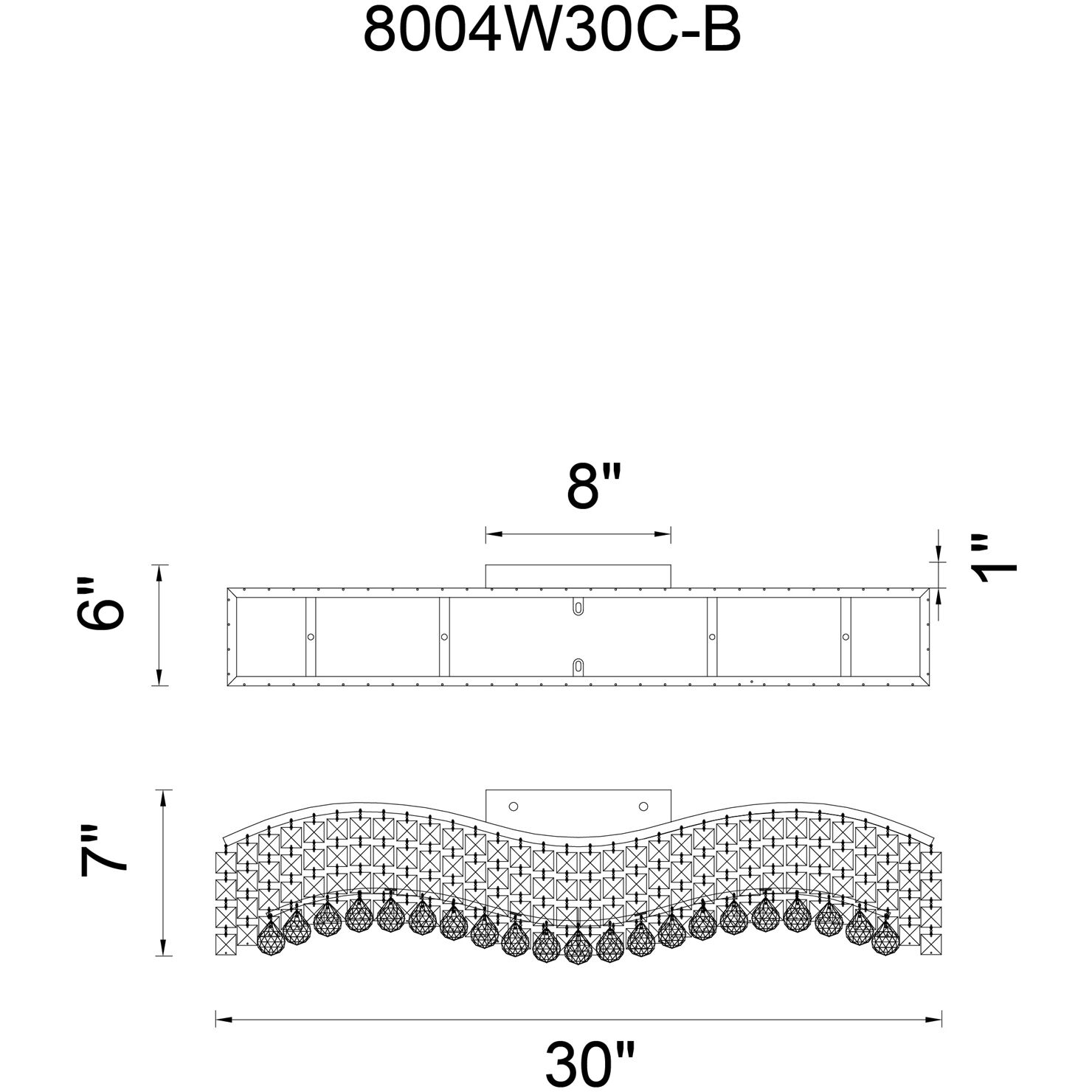 Glamorous 5 Light 30 inch Chrome Vanity Light Wall Light