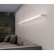 Thin-Line LED 48 inch Satin White Wall Light