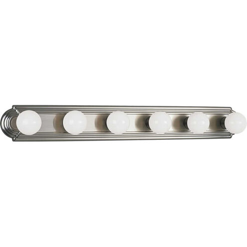 Broadway 6 Light 36 inch Brushed Nickel Bath Vanity Wall Light