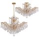 Maria Theresa 6 Light 27 inch Gold Chandelier Ceiling Light in Clear Hand Cut
