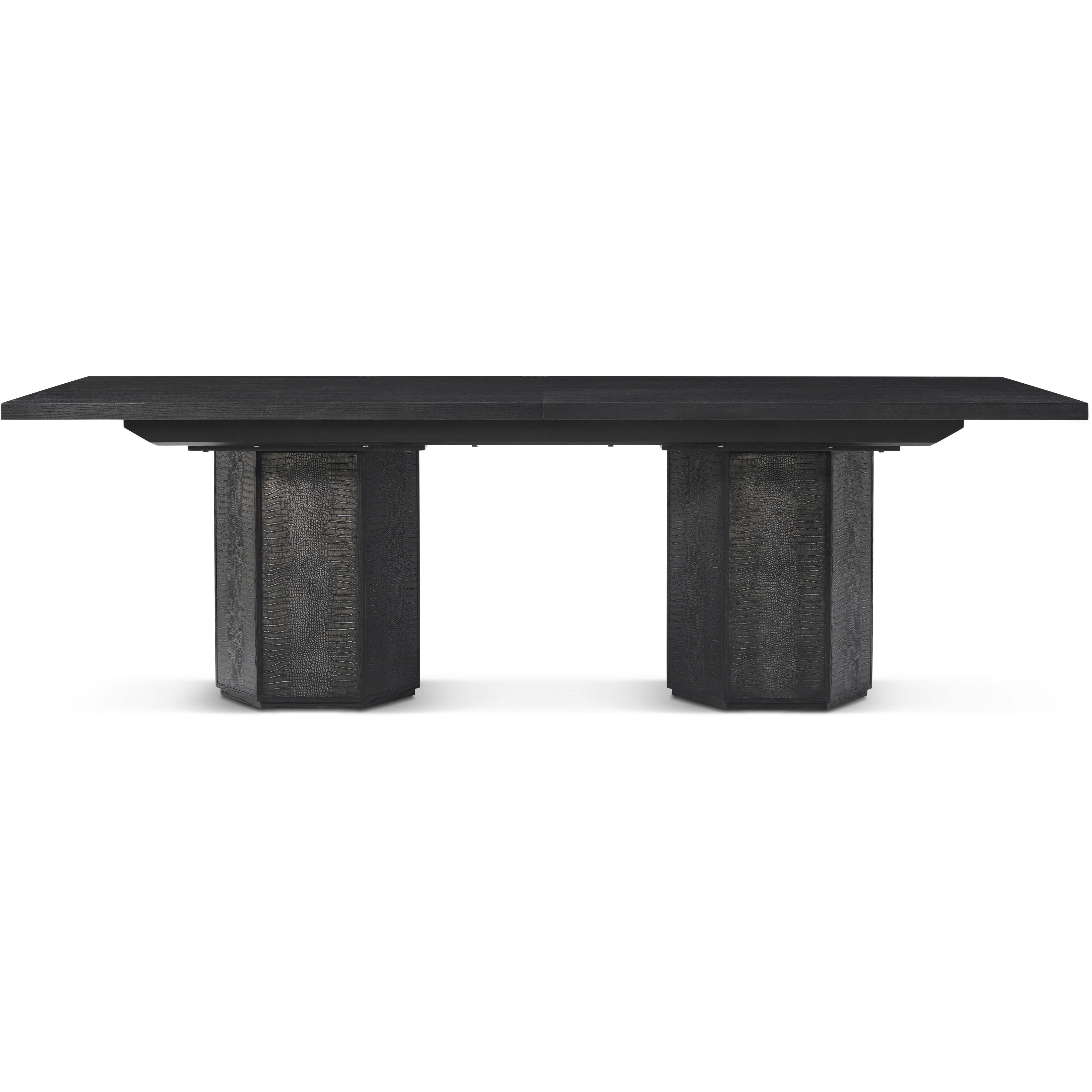 Spencer St. James 132 X 48 inch Onyx Extending Dining Table, Wooden
