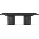 Spencer St. James 132 X 48 inch Onyx Extending Dining Table, Wooden