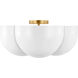Christiane Lemieux Cheverny 4 Light 20 inch Burnished Brass Semi-Flush Mount Ceiling Light