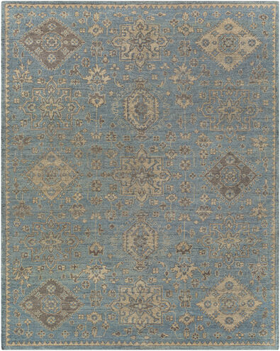 Smyrna 120 X 96 inch Light Blue Rug in 8 x 10, Rectangle