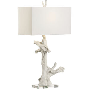 Branch 25 inch 100.00 watt White/Cream Table Lamp Portable Light