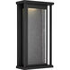 Faywood LED 16 inch Textured Black Outdoor Wall Lantern, Medium