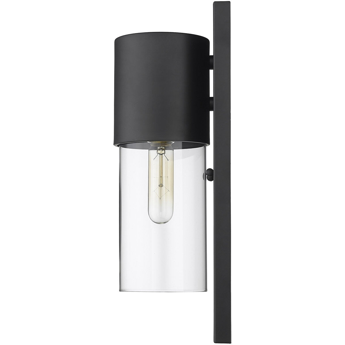 Cooper 1 Light 16 inch Matte Black Exterior Wall Mount