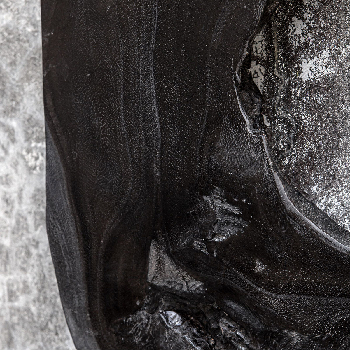 Bahati Suar Wood with Smooth Ebony Stain Wooden Wall Art, Set of 9