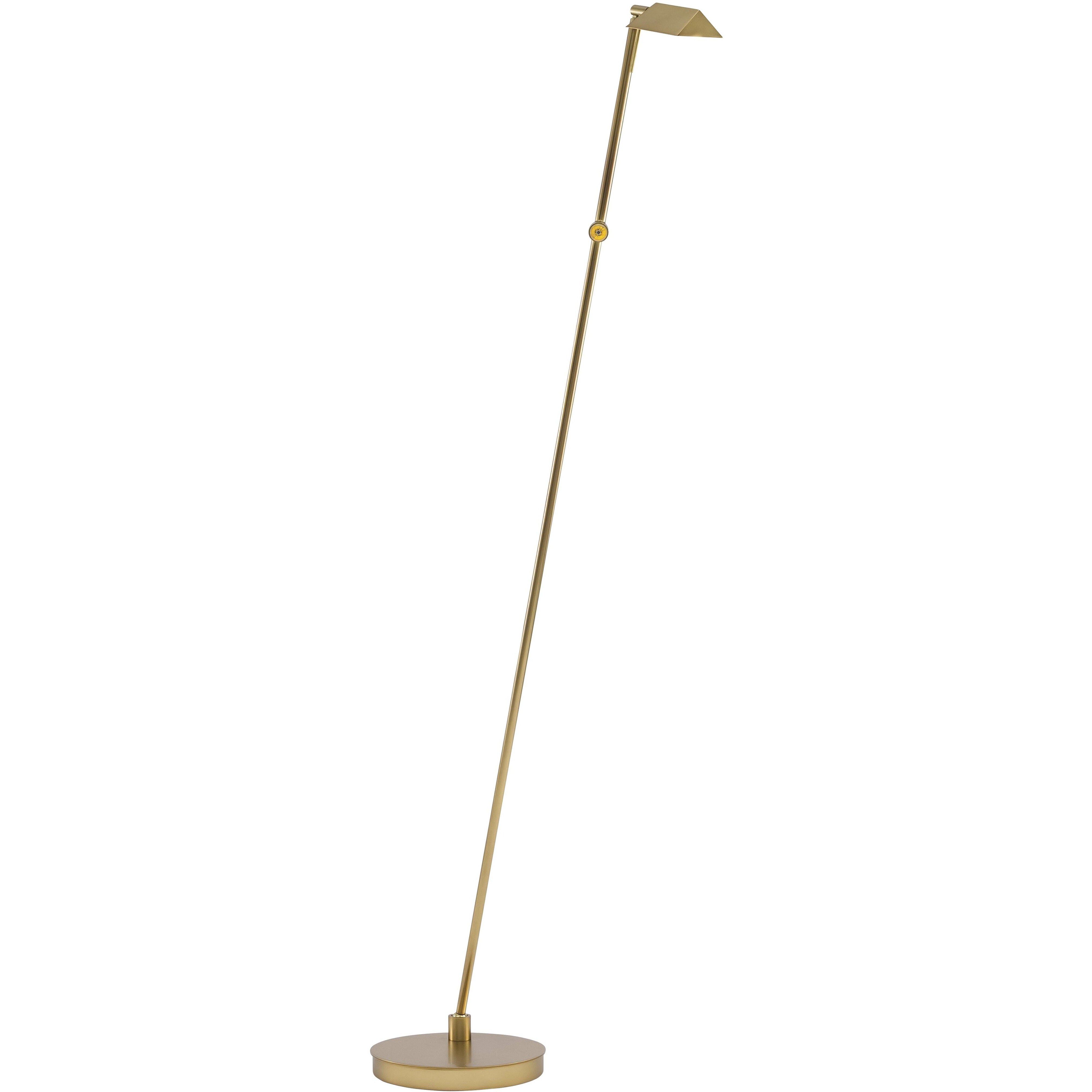George's Reading Room 50 inch 8.00 watt Honey Gold Floor Lamp Portable Light, Pharmacy