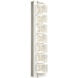 Tessera LED 5.1 inch Salt White with Ash Sconce Wall Light