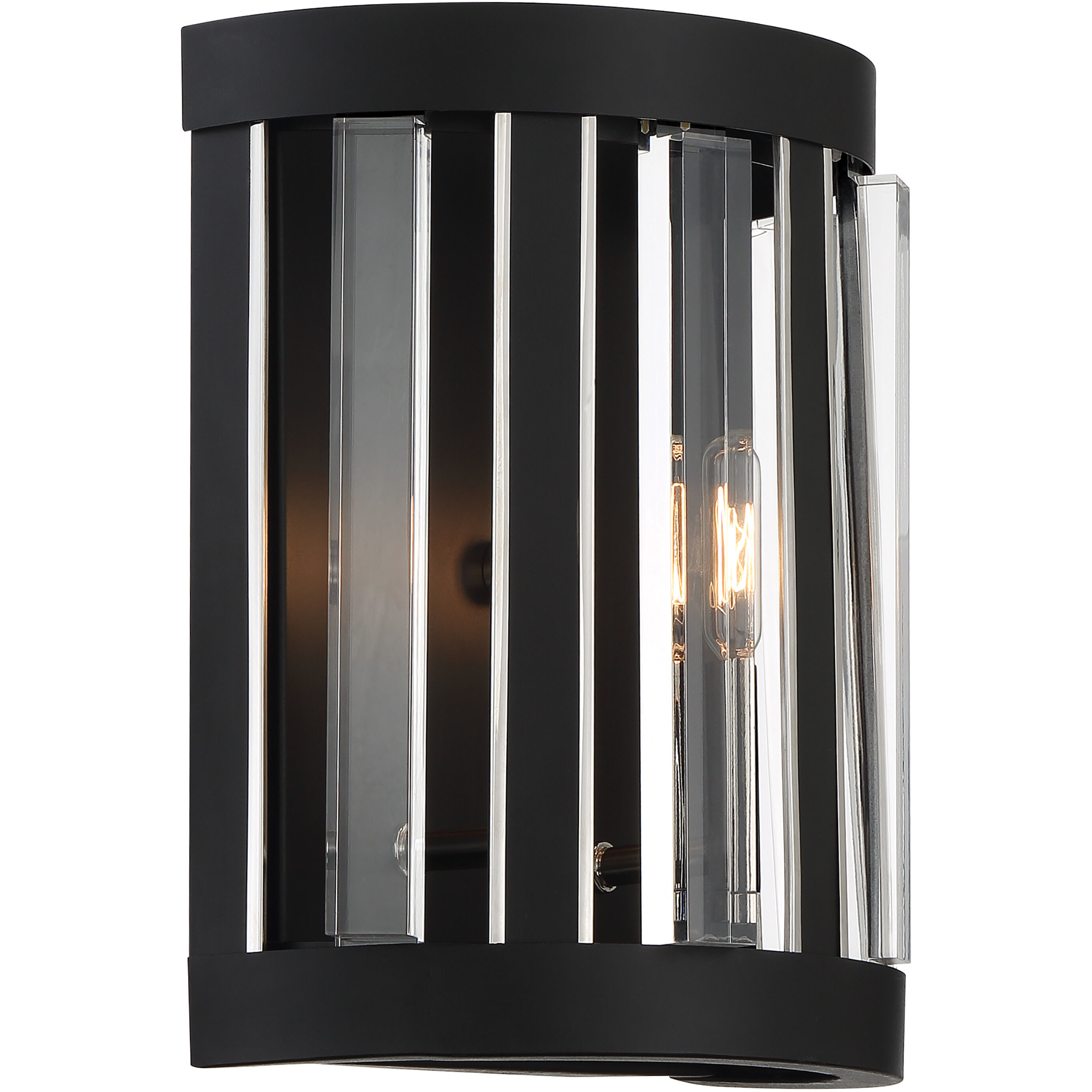 Majestic Splendor 2 Light 11 inch Polished Nickel/Sand Coal Wall Sconce Wall Light