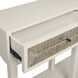 Sawyer 48 X 12 inch Shoji White with Natural Console Table