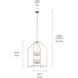 Madden 8 Light 20 inch Brushed Nickel Large Foyer Pendant Ceiling Light