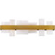Acropolis 1 Light 27.38 inch Aged Brass Bath Vanity & Wall Light in 27in.