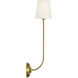 Thomas O'Brien Vendome LED 5.5 inch Hand-Rubbed Antique Brass Single Sconce Wall Light