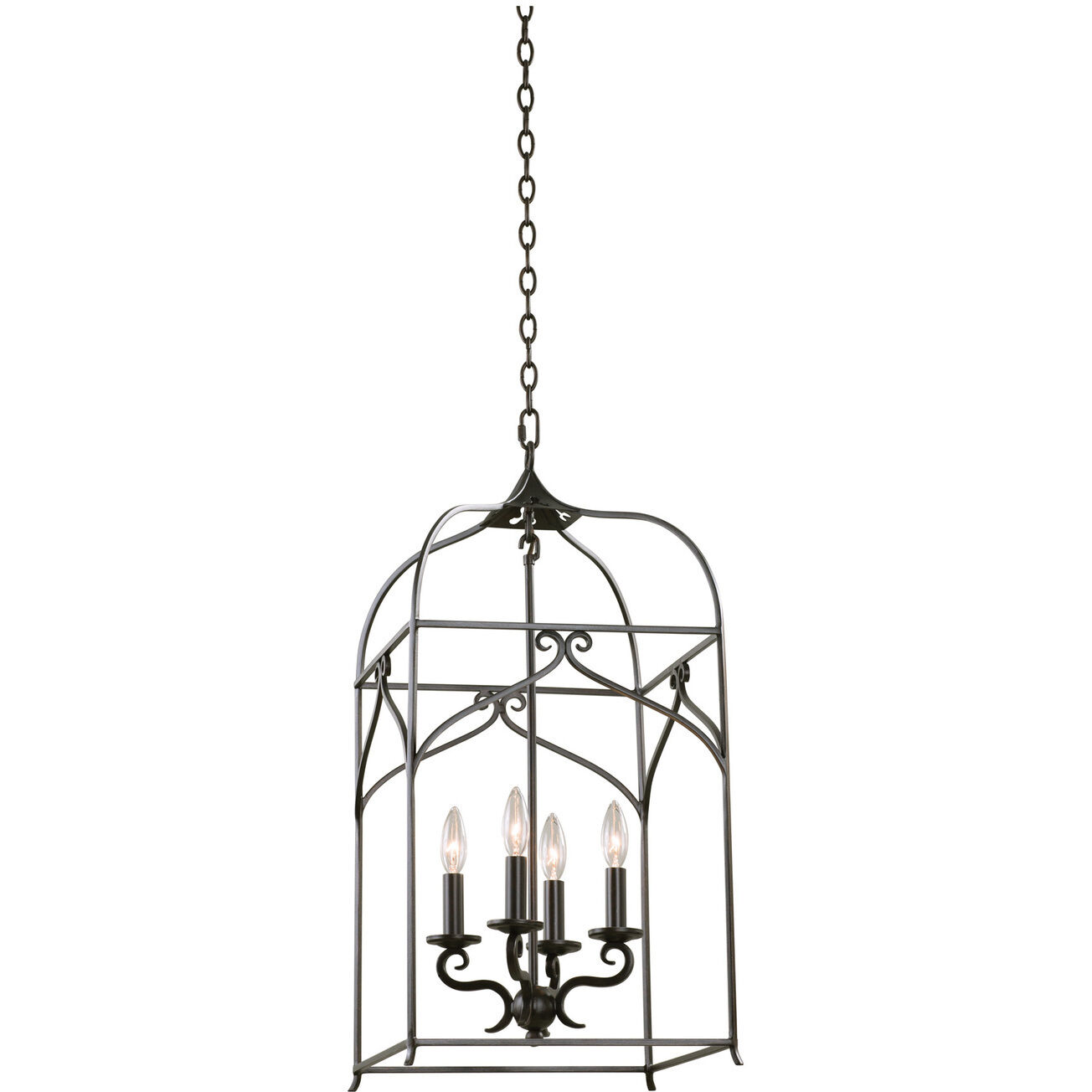 Somers 4 Light 14 inch Heirloom Bronze Pendant Ceiling Light