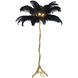 Anita 81.9 inch 3.00 watt White/Gold Floor Lamp Portable Light