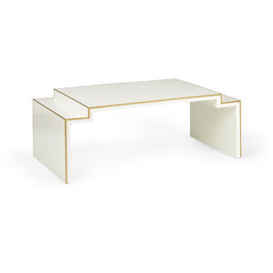 Bradshaw Orrell 50 X 19 inch Cream/Gold Accent Table