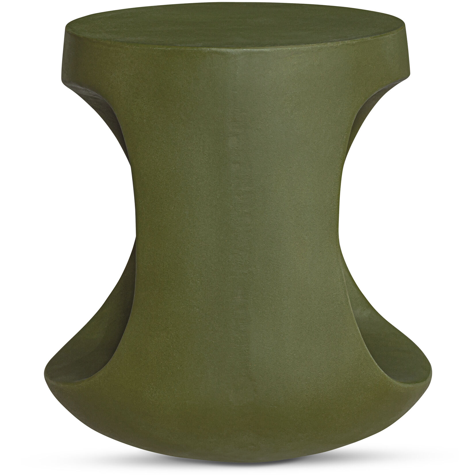 Rothko 17.75 inch Green Garden Stool, Outdoor