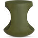 Rothko 17.75 inch Green Garden Stool, Outdoor
