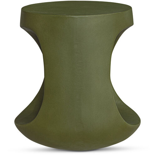 Rothko 17.75 inch Green Garden Stool, Outdoor