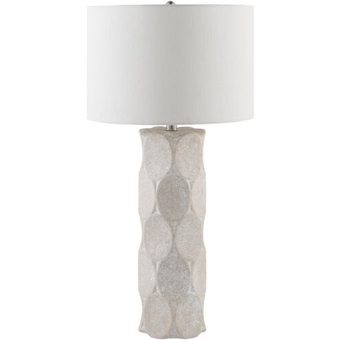 Bimbila 28 inch 100 watt Glazed and Painted Accent Table Lamp Portable Light