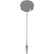 Main St. LED 5 inch Polished Nickel Pendant Ceiling Light