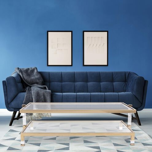 Goldwyn 58.5 X 18 inch Gold Coffee Table
