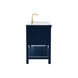 Clement 60 X 22 X 34 inch Blue Bathroom Vanity Cabinet