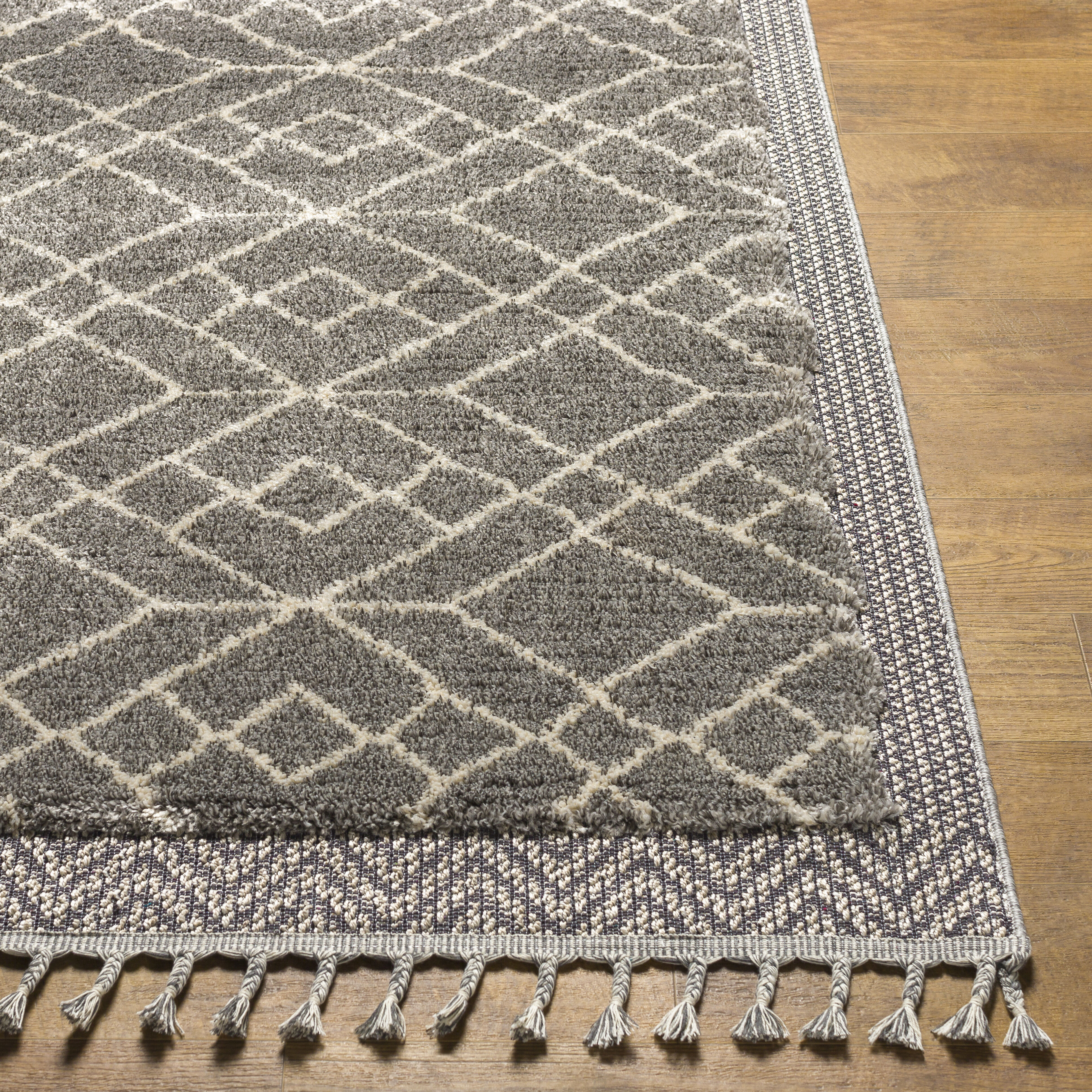 Sousse 87 X 66 inch Gray Rug, Rectangle