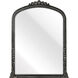 Lise 35.5 X 27 inch Aged Black with Mirror Wall Mirror