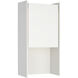 Barbara Barry Align LED 15.5 inch Plaster White Outdoor Shielded Wall Light