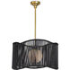 Nimes 1 Light 22 inch Black Chandelier Ceiling Light