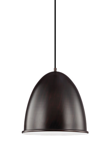 Hudson Street 1 Light 15.75 inch Pendant