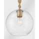 Elyric 1 Light 9.75 inch Legacy Brass Mini Pendant Ceiling Light